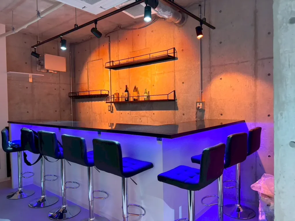 飲食店のカウンター周り改装